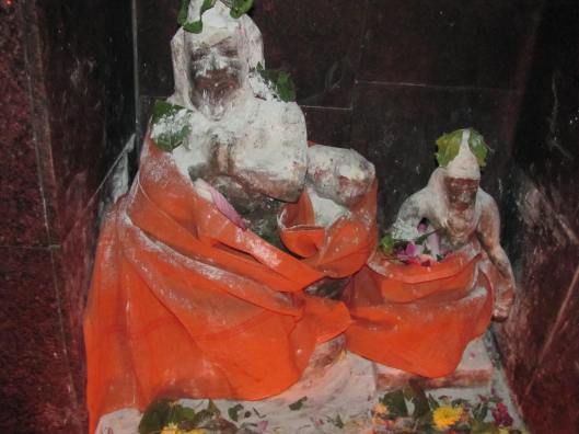 Sidhdhas in the left side of Ambal sannidhi outer wall.